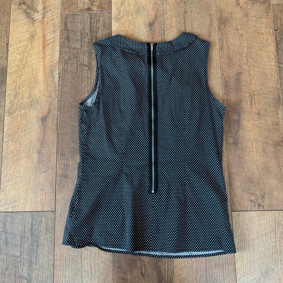 Worthington polka dot peter pan collar blouse top - Picture 2 of 5